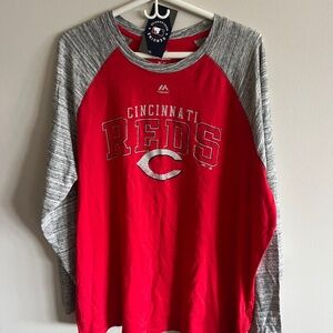 Cincinnati reds majestic shirt 2xl